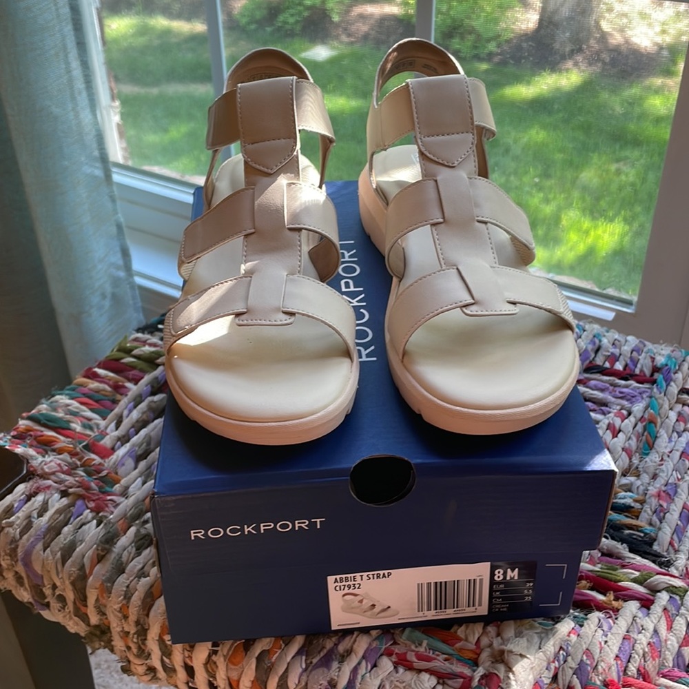 Rockport Women’s Abbie T-Strap Sandal - NWT and Box.